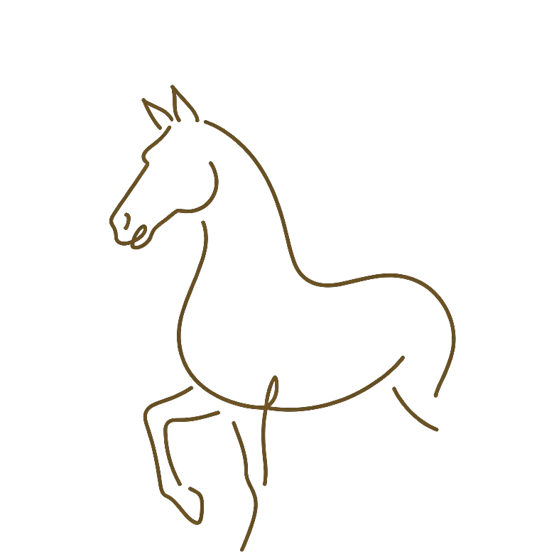 Horse Chinese zodiac line art